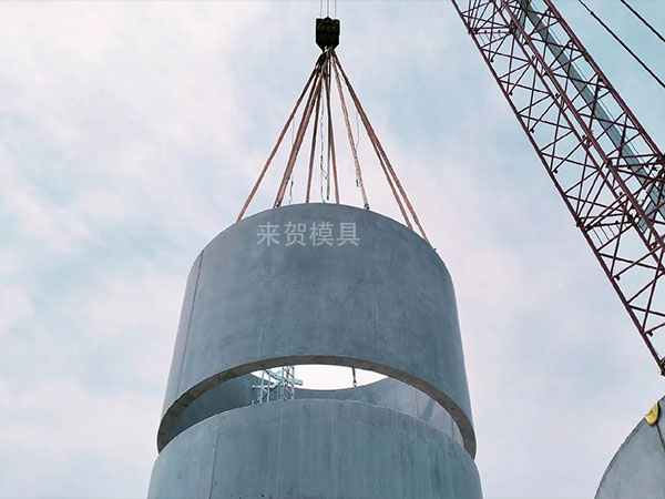 青海風(fēng)電機組混凝土風(fēng)電塔筒模具應(yīng)用案例